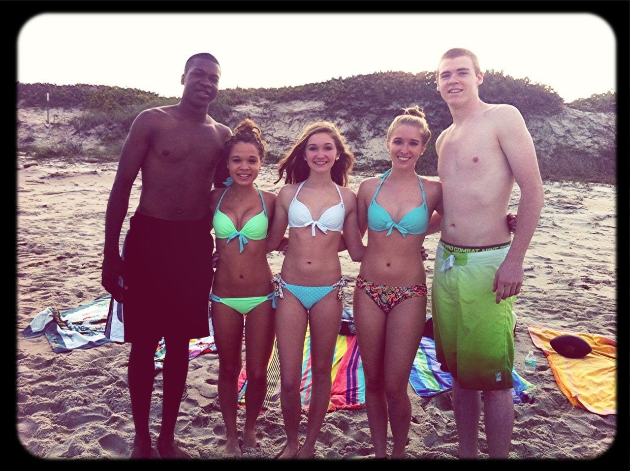 Beach with the friends