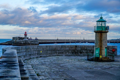 Lighthouse at seaside