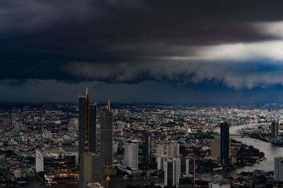 Cityscape against sky