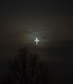 Scenic view of moon at night
