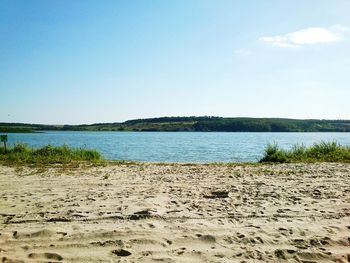 Scenic view of calm sea