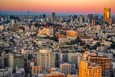 Aerial view of cityscape