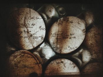 Close-up of text on paper