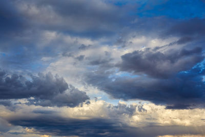 Low angle view of cloudscape