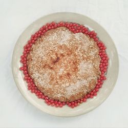 High angle view of dessert in bowl