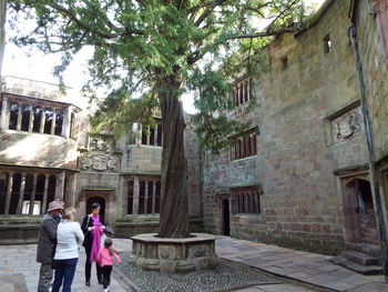 Low angle view of old building