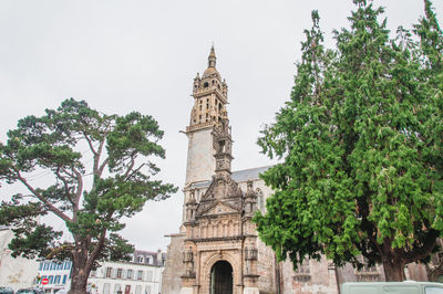 Low angle view of historical building against sky