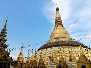 Low angle view of temple