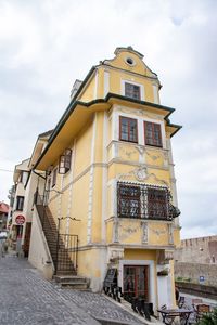 Low angle view of building against sky
