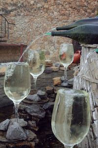 Close-up of drink in glass