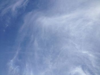 Low angle view of cloudy sky