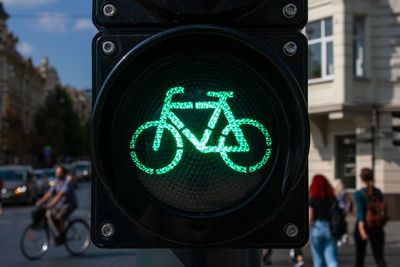 View of road sign