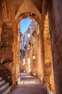 Archway of historical building