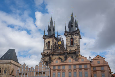 Low angle view of cathedral against sky