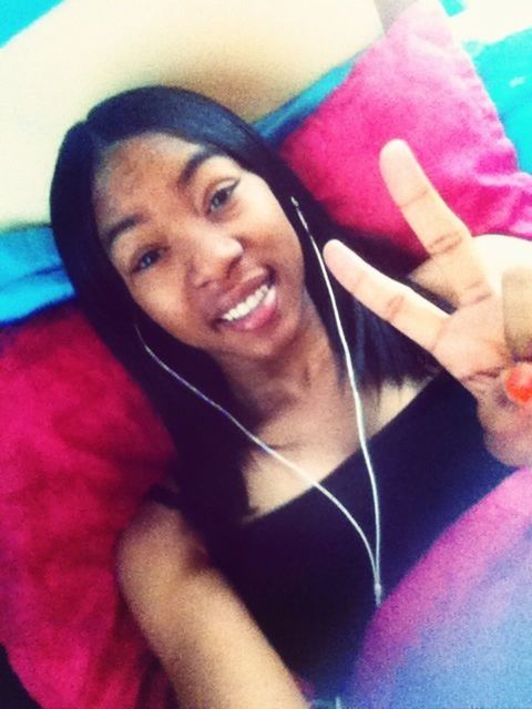 , in the bed.