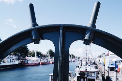 Boats in sea