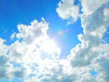 Low angle view of sky