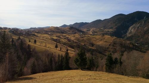 Panoramic view of landscape against sky