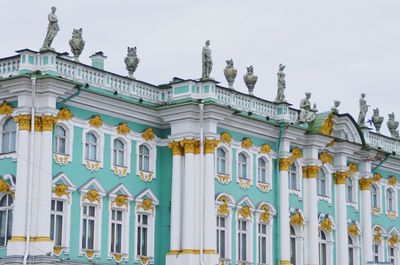 Low angle view of historical building