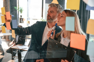 Portrait of man using mobile phone