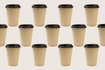 Close-up of colorful drinking straws