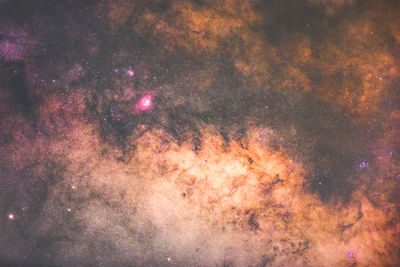 Full frame shot of sky at night