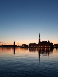 View of buildings at waterfront