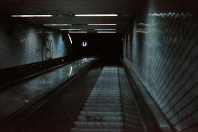 View of subway station