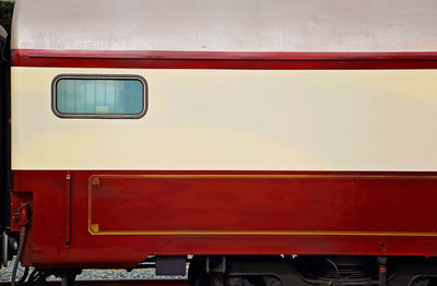 Train at railroad station platform