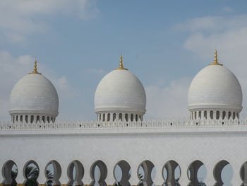 Low angle view of building against sky