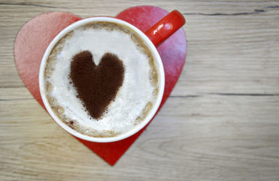 Close-up of coffee on table