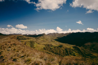 Scenic view of landscape against sky