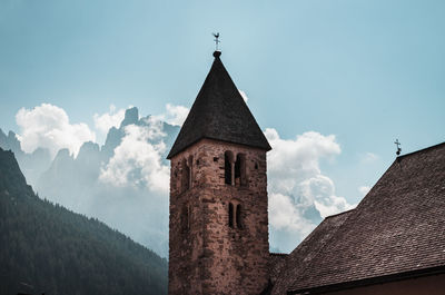 Low angle view of building against sky