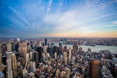 Aerial view of a city