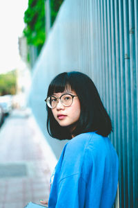 Portrait of a beautiful young woman