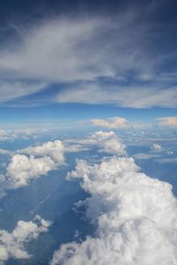 Low angle view of clouds in sky