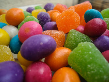 Some colorful candies on a table