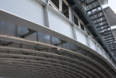 Low angle view of staircase of building