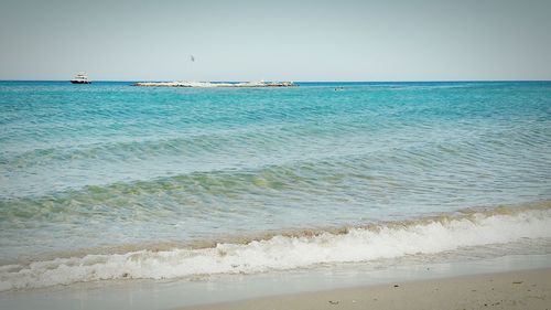 Scenic view of calm sea