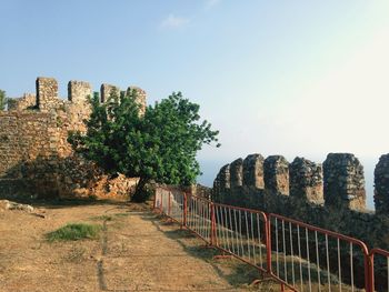 Old ruins against sky