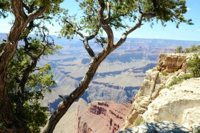 Scenic view of mountains