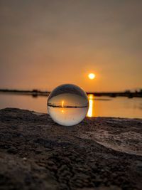 Sunset with the lensball