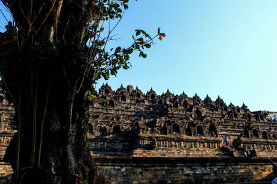 Low angle view of a temple