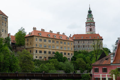 Low angle view of buildings against sky