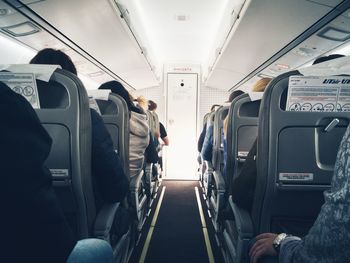 People sitting in train