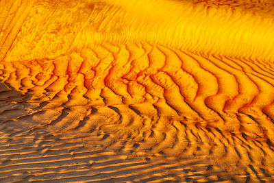 Full frame shot of sand dune