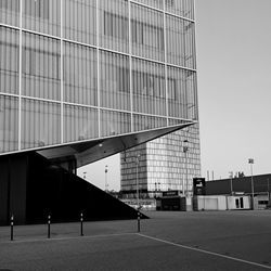 Low angle view of modern building