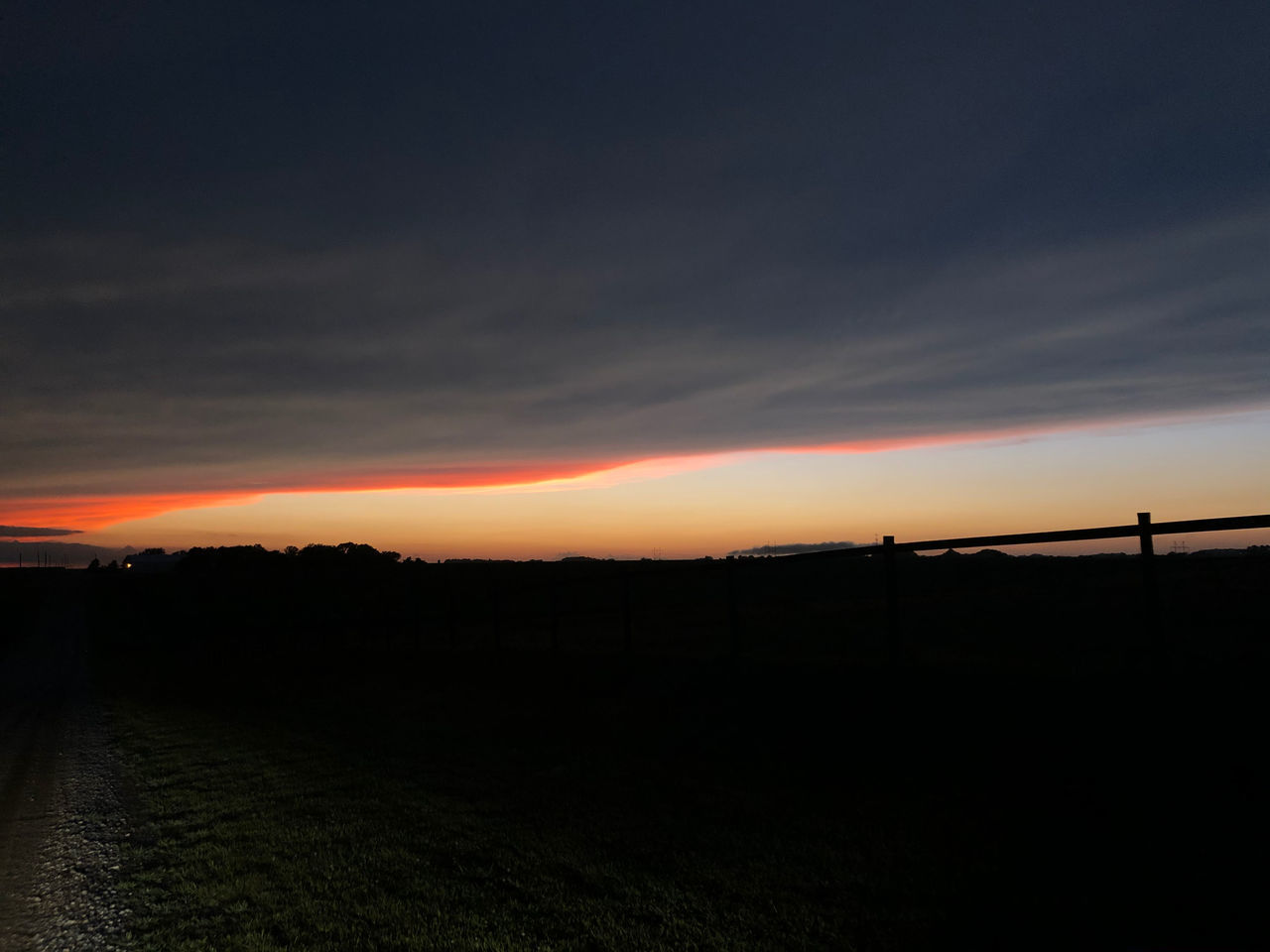 sky, sunset, horizon, beauty in nature, scenics - nature, cloud, nature, environment, dawn, tranquility, landscape, silhouette, tranquil scene, evening, land, orange color, no people, afterglow, dramatic sky, idyllic, sea, water, outdoors, non-urban scene, sunlight, sun, horizon over land, light, copy space