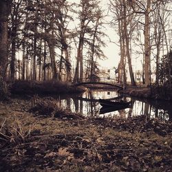 Boats in river