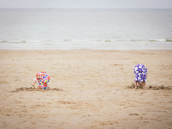 Children playing on beach